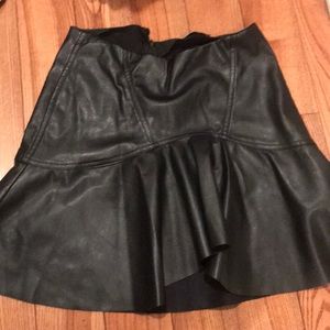 Leather skirt